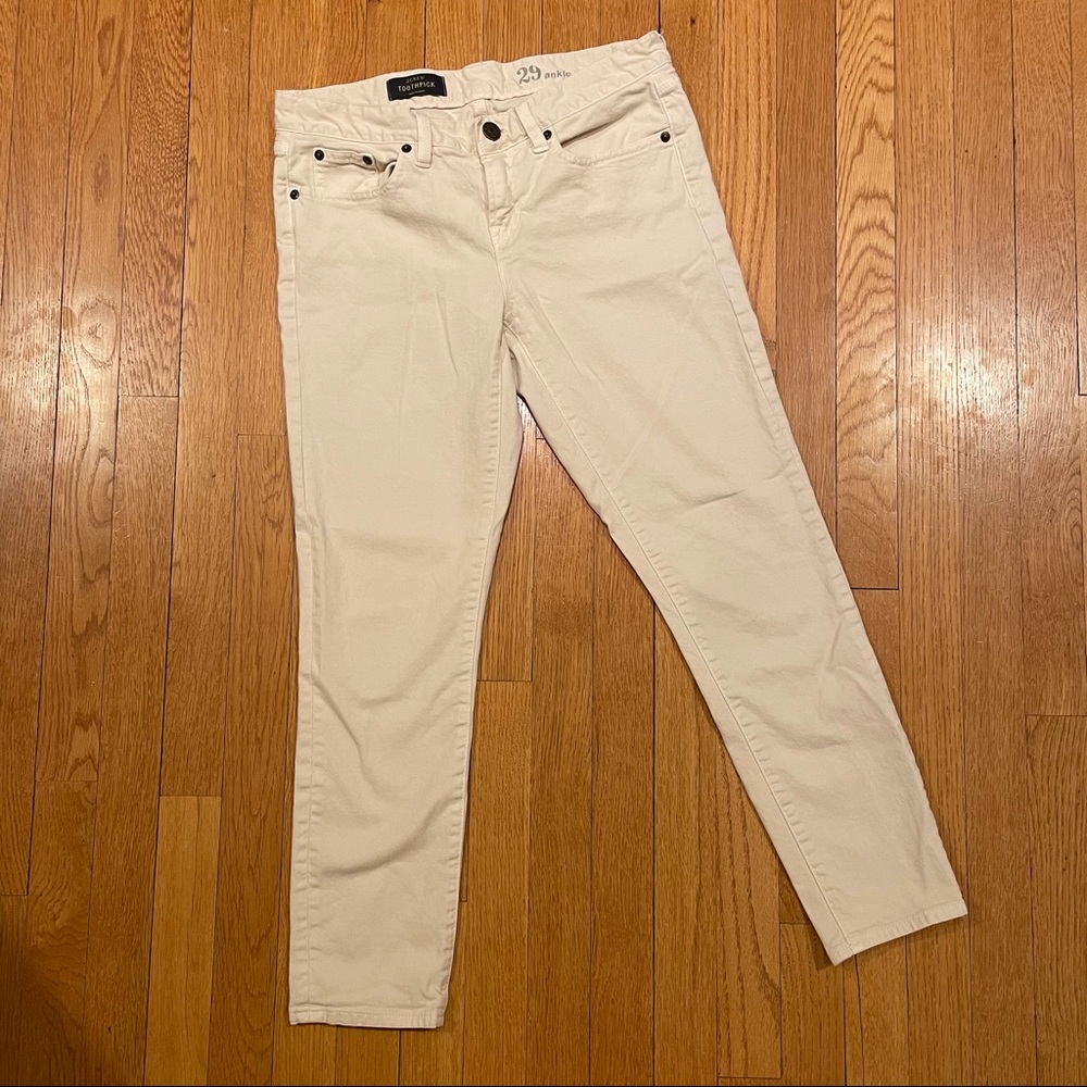 J CREW TOOTHPICK ANKLE JEANS